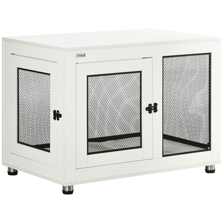 Dog crate deals table cover